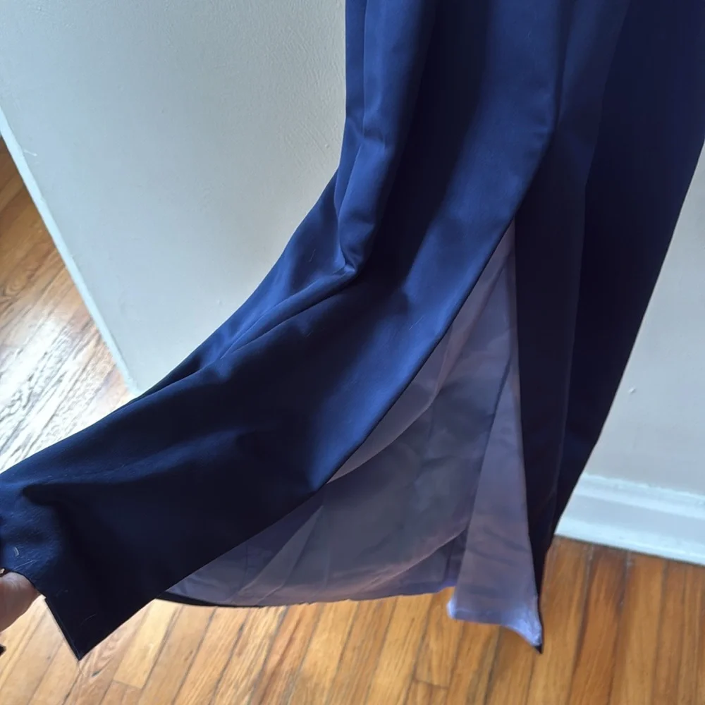 Alex Evenings vintage spaghetti strap Navy Dress set 6/8 - Picture 8 of 14